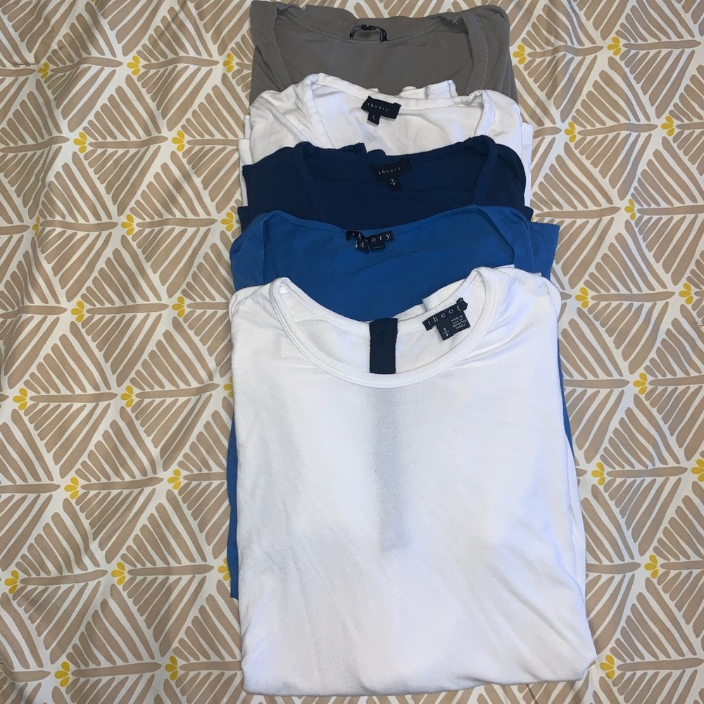 Theory 5 long sleeve cotton shirts.